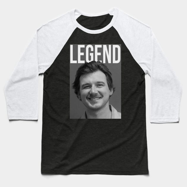 Morgan Wallen Mugshot Legend Baseball T-Shirt by SirDrinksALot